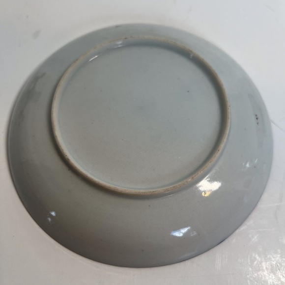 Floral Red and Blue Teacup and Saucer Set - Picture 11 of 13